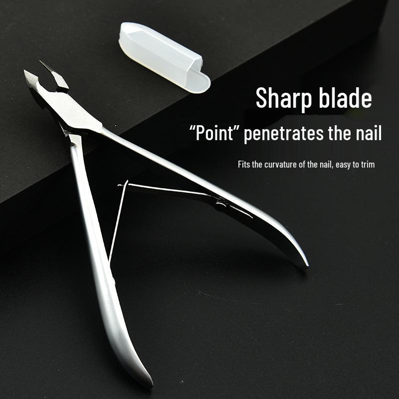Nail Art Cuticle Nippers: Small Beauty Tweezers for Hangnails and Skin Trimming