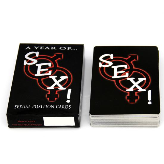 1 Set Indicative Mystery Sex Game Card Paper Interactive Sentient Bed Game Card for Couple