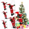 Home Restaurant Decor Pendant Merry Christmas Decoration Climbing Santa Claus Gifts Doll Hanging Drop Ornaments Holiday Decor