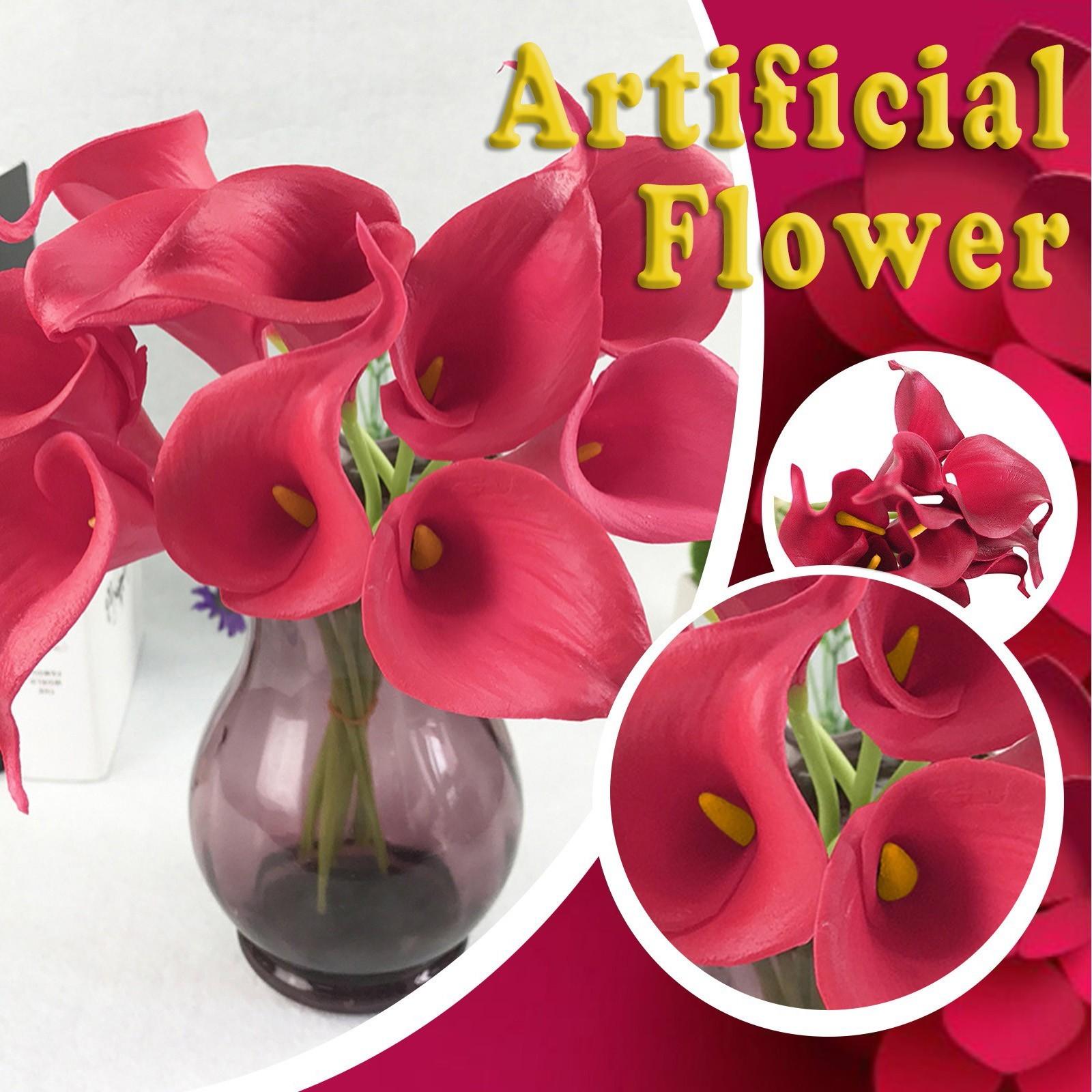 

10 шт искусственный цветок из латекса настоящий свадебный букет украшение дома