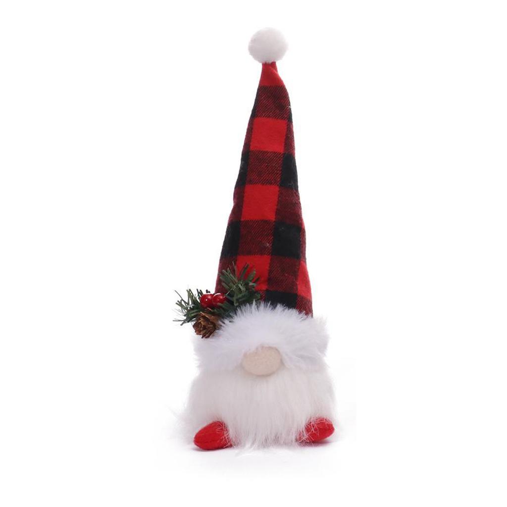 Christmas Illuminated Elderly Figurine Dwarf Decorative Pendant