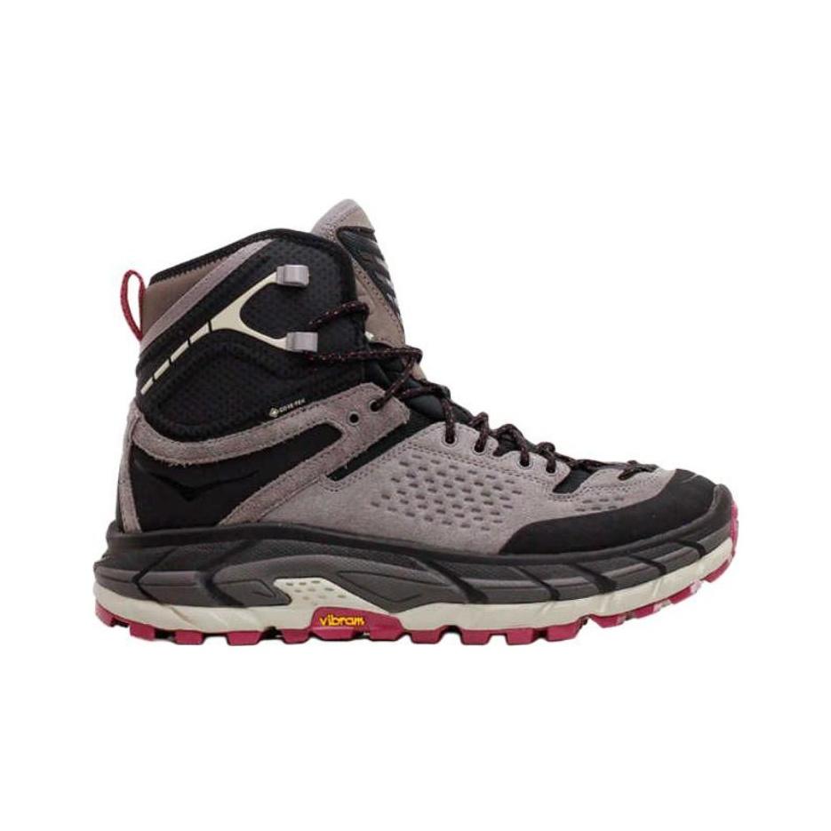 HOKA One One Tor Ultra Bequem Weich Rutschfest Abriebfest High-Top Wanderschuhe Unisex Wanderschuhe Grau Schwarz 1153190F-BNTT