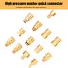 High Pressure Water Gun Water Pipe Quick Connector Car Washing Machine Water Outlet Accessories