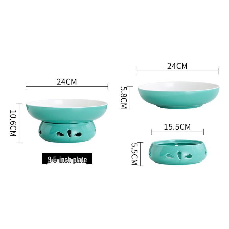 Commercial Ceramic Food Warming Plate & Candle Stove