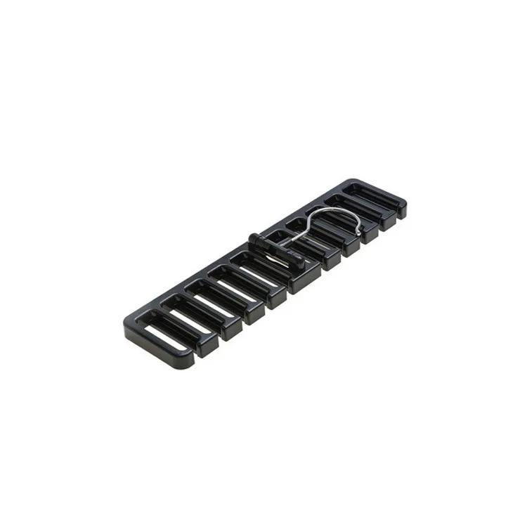 Tie Belt Hanger Wardrobe Closet Organizer 10 Card Slots Large Capacity Belt Storage Rack Scarf Tie Hanging Organizer Scarf Hook
