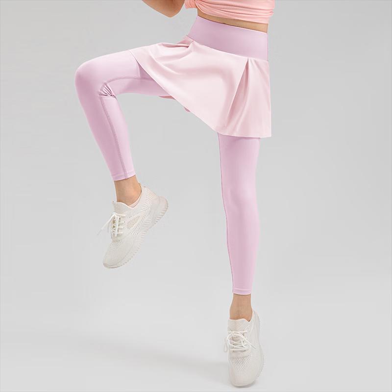 Girls' 2-in-1 Cloud-Feel Yoga Skirt Leggings