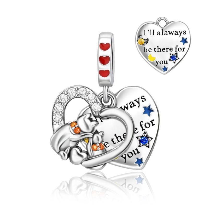 Copper Animal Charms Bear Rabbit Dog Panda Elephant Pig Kapibala Beads Pendants Fit Bracelet Diy Fine Jewelry Gift