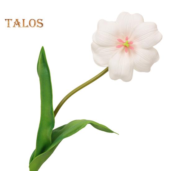 Simulated Tulips Bouquet Realistic Fake Flowers Home Decor Artificial Tulip Arrangement with Bendable Stems