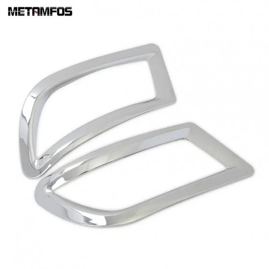 For Toyota Yaris XP150 Hatchback 2014 2015 2016 Chrome Fog Tail Light Lamp Cover Trim Foglight Protector Exterior Accessories