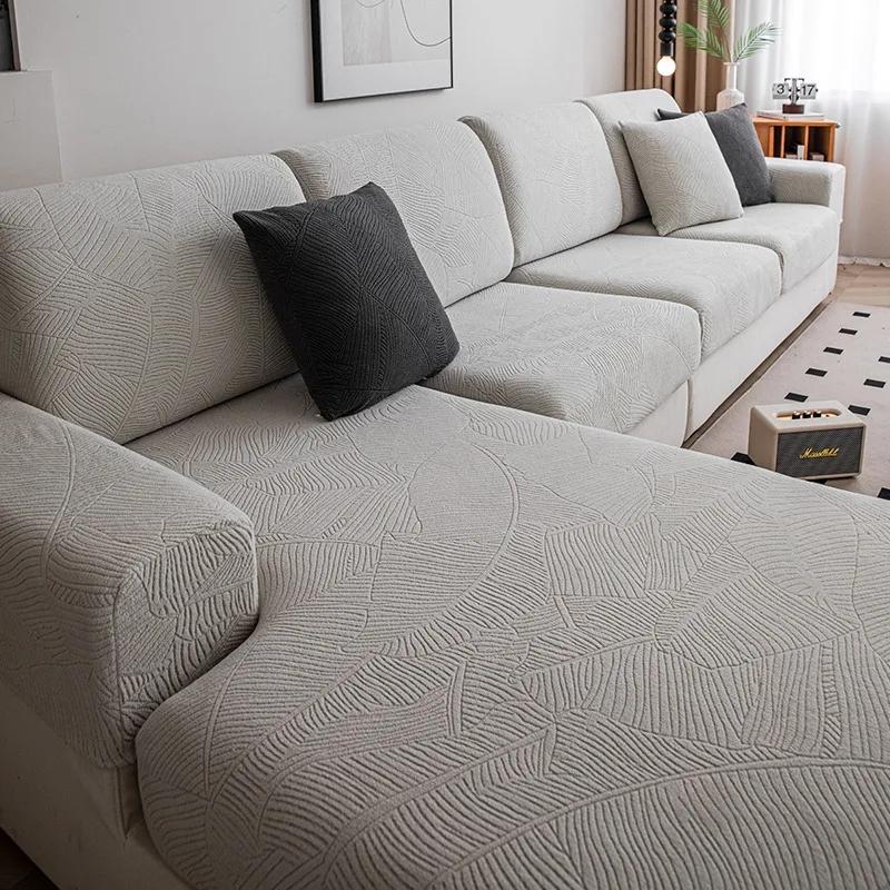 1PC Waterproof High Elasticity Jacquard Sofa Cover Sofa Protector for Bedroom Office Living Room Home Decor 1/2/3/4Seat L-shaped
