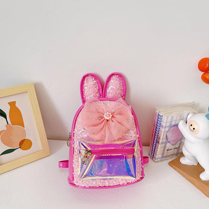Adorable Korean Style Children's Backpack With Bow Design Perfect For School And Outings