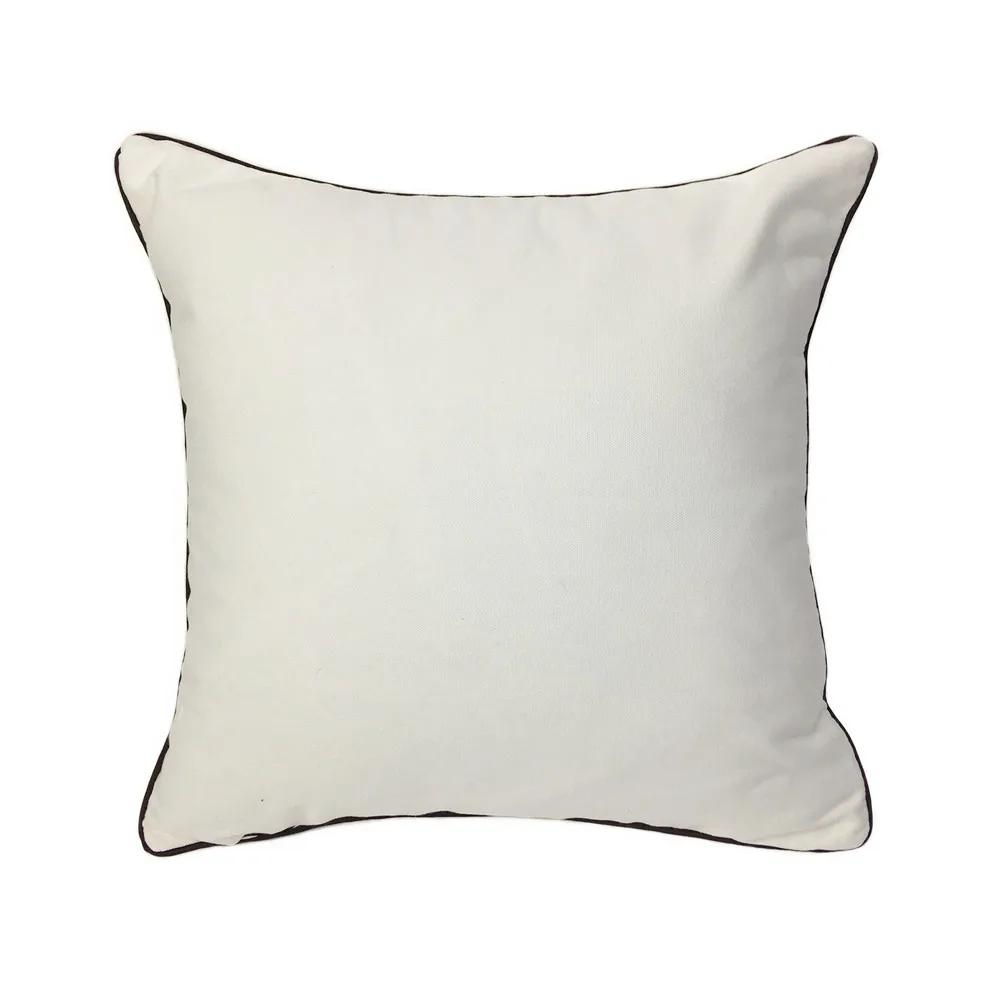 Modern Embroidery Horse Designer Pillow Case Sofa Cushion Cover White Canvas Home Bedding Decorative 45 X 45cm Sell by Piece