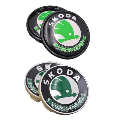 4 pezzi/Lotto 56mm T60 Tappi Centrali Ruota Auto per Modifica Copri Mozzo Centrale Per Skoda Octavia Rapid Fabia Superb KAMIQ Accessori