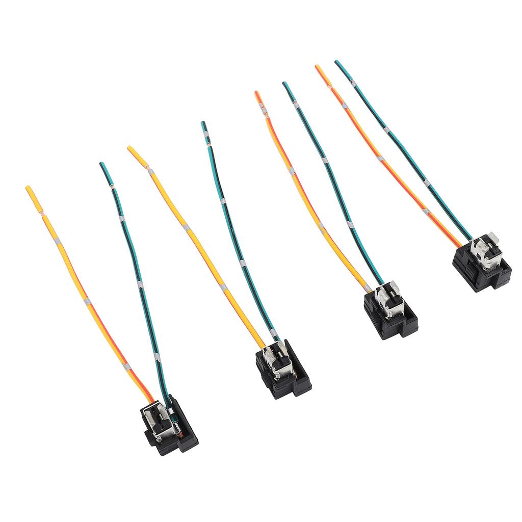 4 STÜCKE Scheinwerfer-Verkabelungsstecker DC12 bis 24V Scheinwerfer-Sockelkabelbaum für H1 Buchse