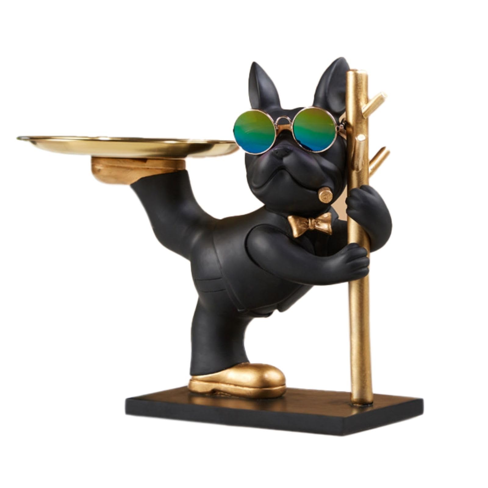 

Archnote Dog Figurine, Accessory Holder, Small Item Holder, French Bulldog Merchandise, Entryway Key Holder, Fun Interior Item