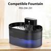 Practical-Cat Water Fountain Filters 2.2L/74Oz Automatic Pet Water Fountain Replacement Filters And Sponges 9PCS