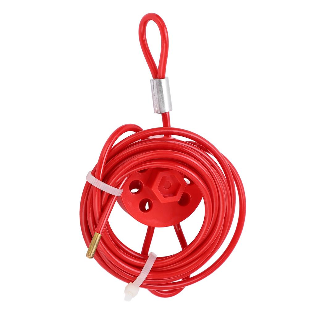 Adjustable Cable Lockout 2meters Lockable Handle Stainless Steel Lockout Tagout Cable Lock