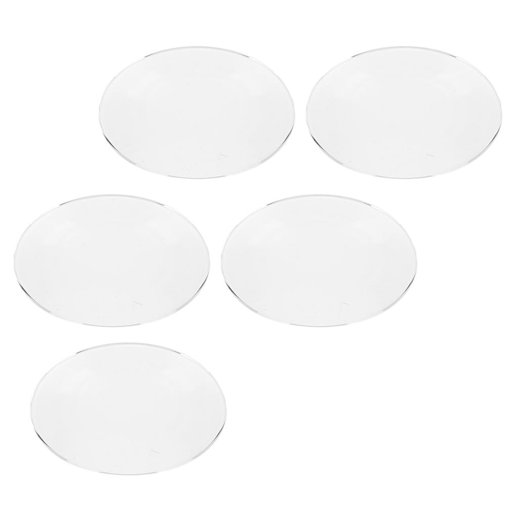 5PCS 25.5mm 27.5mm Single Dome Sapphire Watch Crystal Glass Replacement 1.7mm Thickness