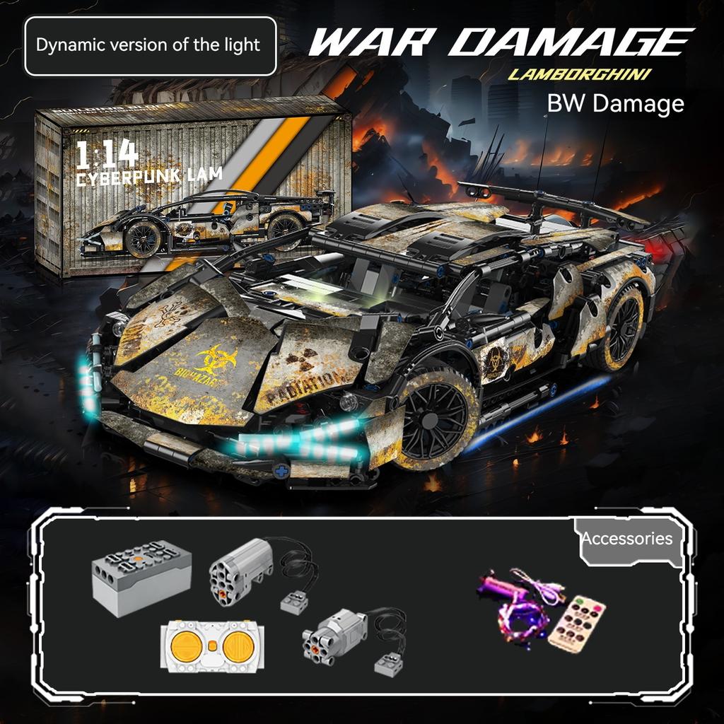 Technical Building Blocks 1400PCS Model Racing Sport Car City Mechanical Speed Vehicle Supercar Brick Puzzle Toys Kid Adult Gift