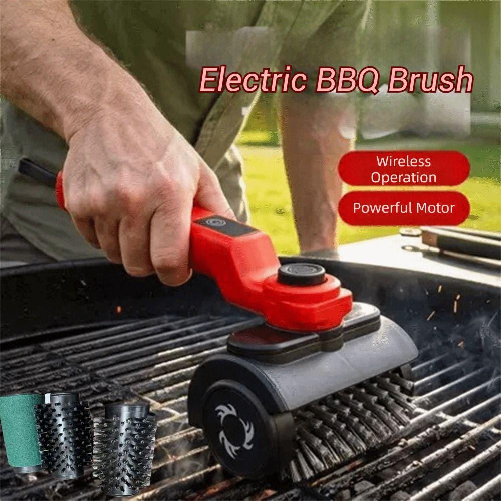 Handlicher elektrischer Grillreiniger Tragbürste für Grilldraht Barbecue-Grill