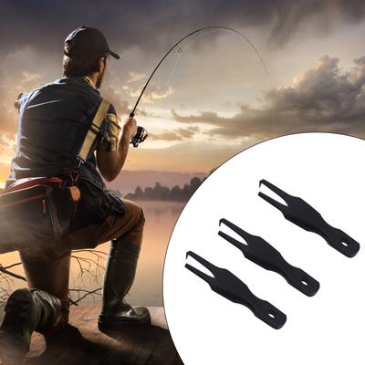 3pcs Fishing Line Tweezers Double Loop Opening Pliers Fishing Line Pliers Lure Ring Loop Opener Quick Split Rings Opener