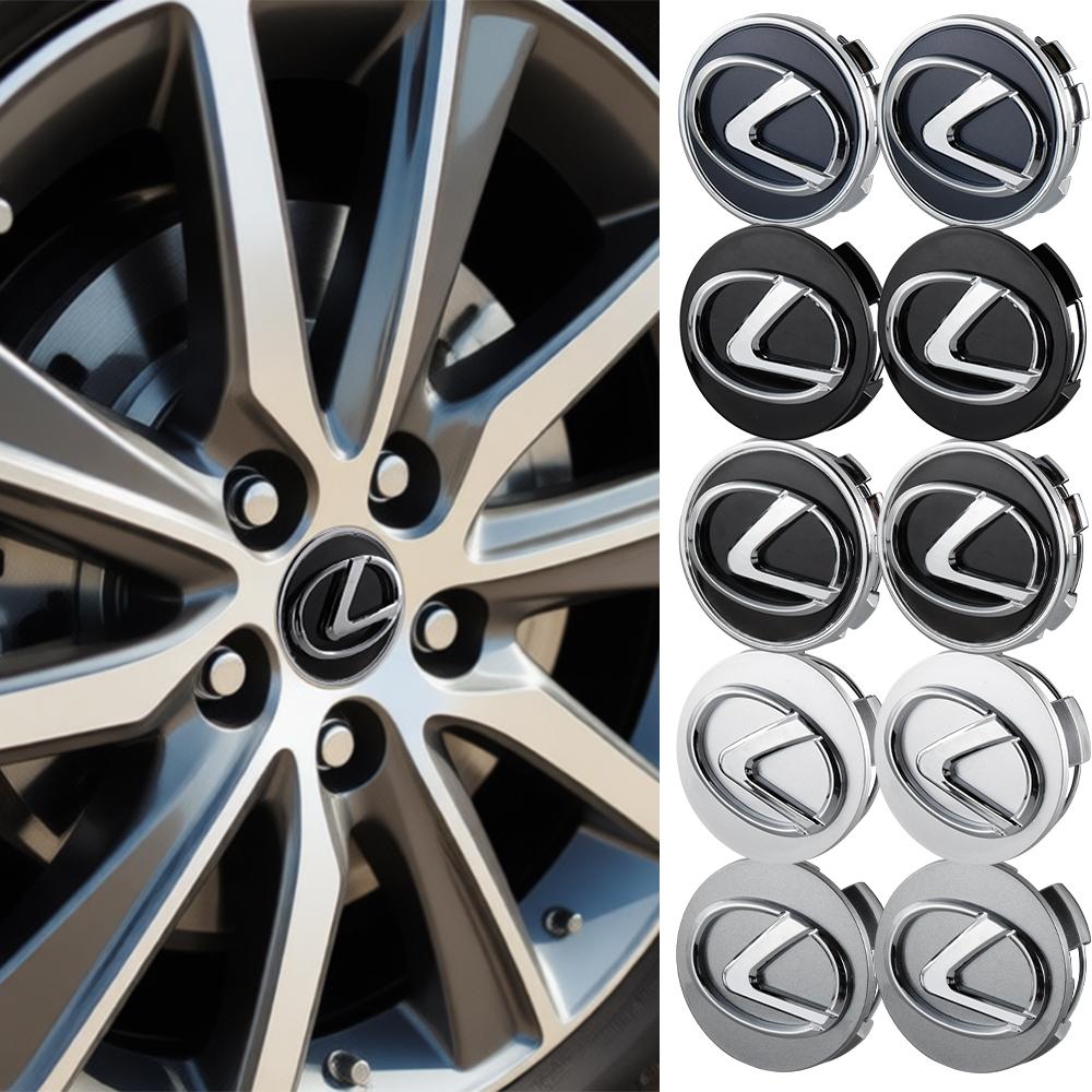 4Pcs 60mm 3D Car Wheel Center Hubcap Emblem Covers Accessories For Lexus Fsport RX330 IS250 Ct200h ES300h RX350 IS300h NX300h NX