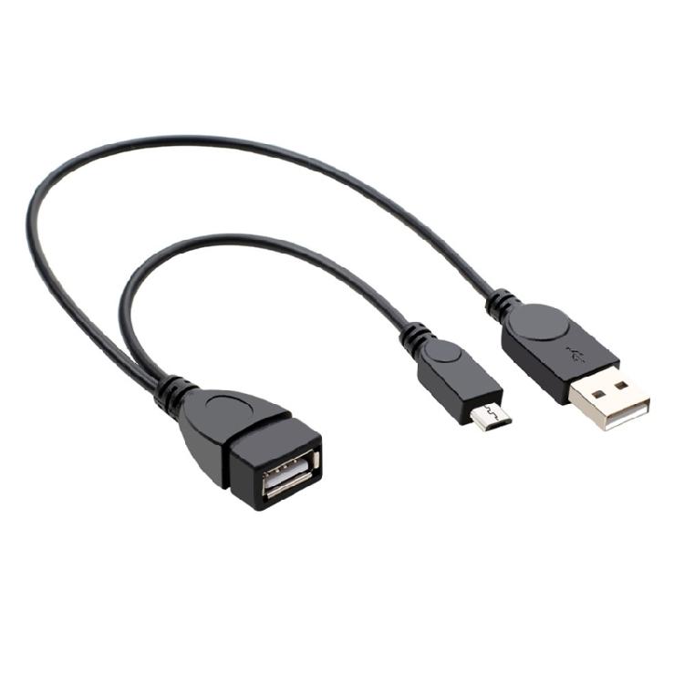 Кабель MicroUSB to USB OTG Адаптер MicroUSB на USB Кабель питания Позволяет подключать периферийные устройства к различным устройствам 1