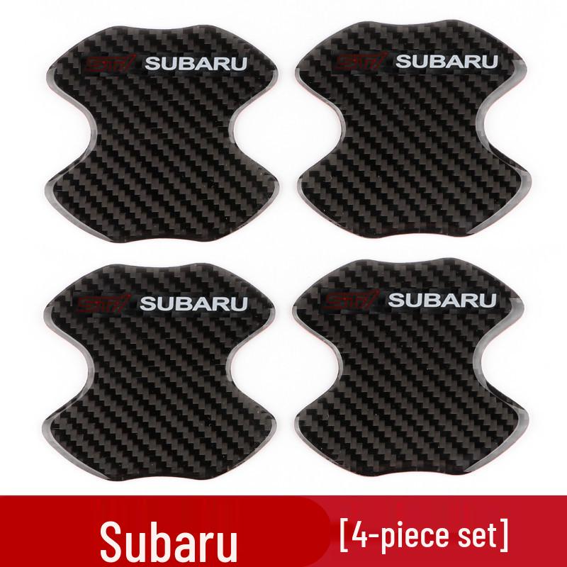 Hot Seller: Trendy Unlimited Carbon Fiber Car Anti-Scratch Door Bowl Sticker