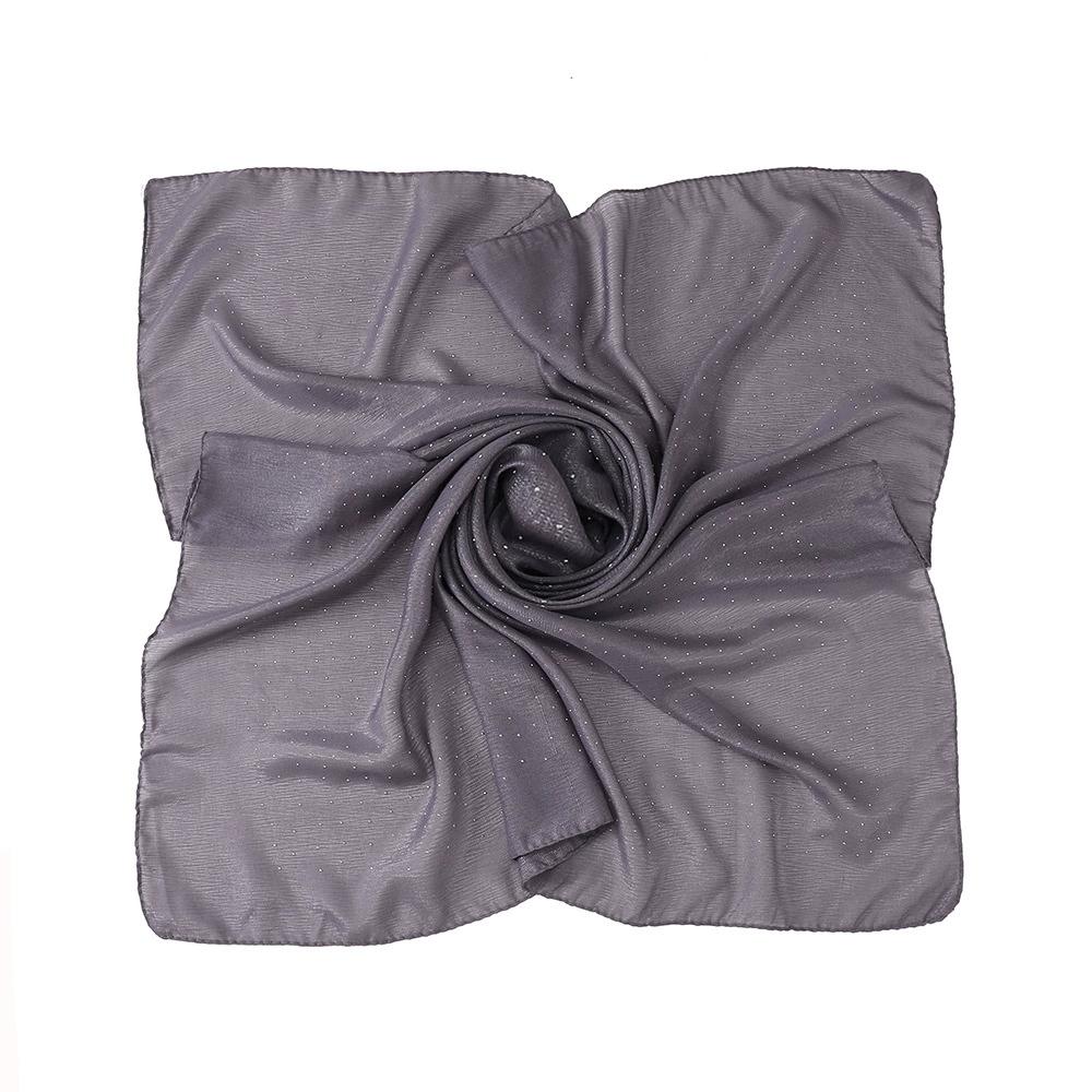 Women Malaysian Square Scarves Foulards Female Bandana Lady Hijabs 90CM