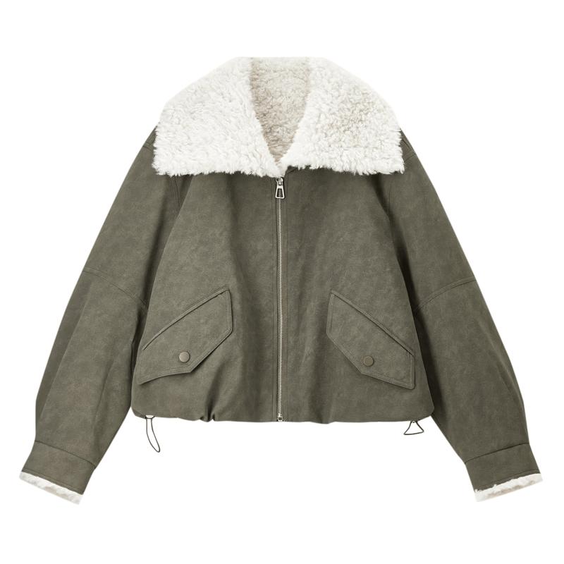 Women's Retro Plush Short Winter Coat