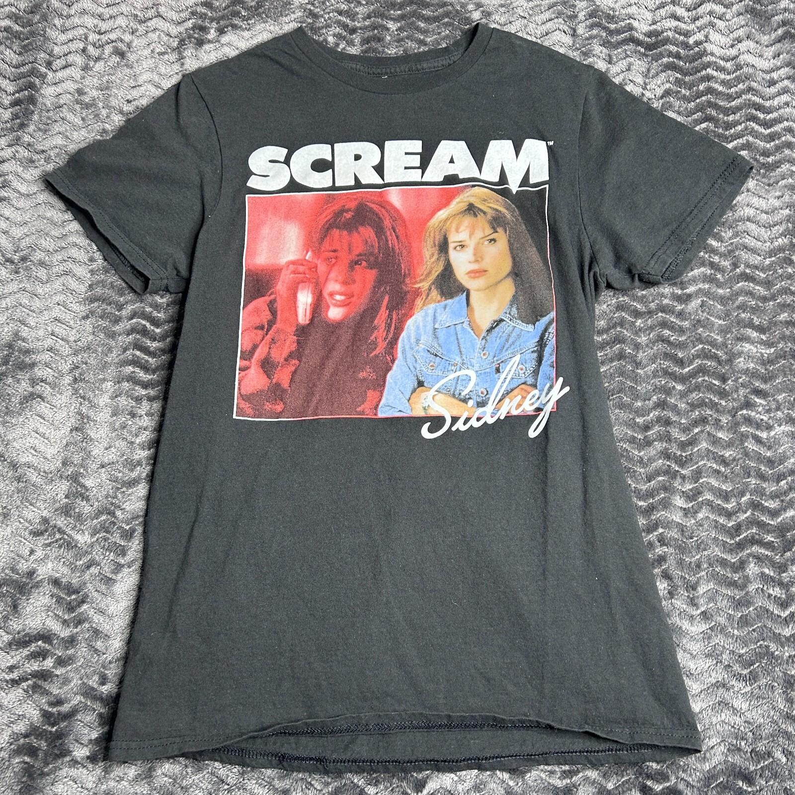 Scream Sidney Movie Graphic T-shirt Black Men s Size Small XL