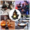 Pumpkin ghost candle candle holder Halloween decoration ornaments decorative candle holder desktop home decoration