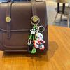 Kung Fu Panda Soft Rubber Keychain - Cute Schoolbag Ornament for Men & Women