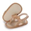Under 2 Years Toddler Baby Sandals Non-Slip Soft Sole Crib Shoes Butterfly Decoration Open-toed Sandals