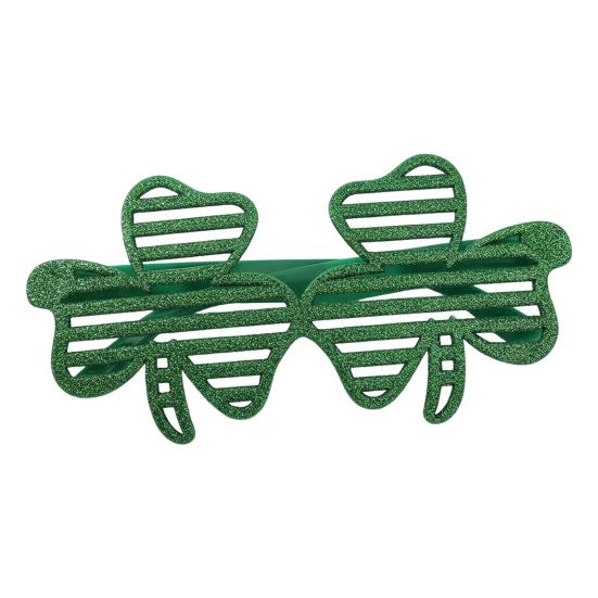 Aziz Patrick Günü Gözlükleri Simli Yonca Bira Şişesi Gözlükleri Yeşil Şanslı İrlanda Temalı Fotoğraf Kabini Aksesuarları Ev Partisi Hediyelikleri İçin