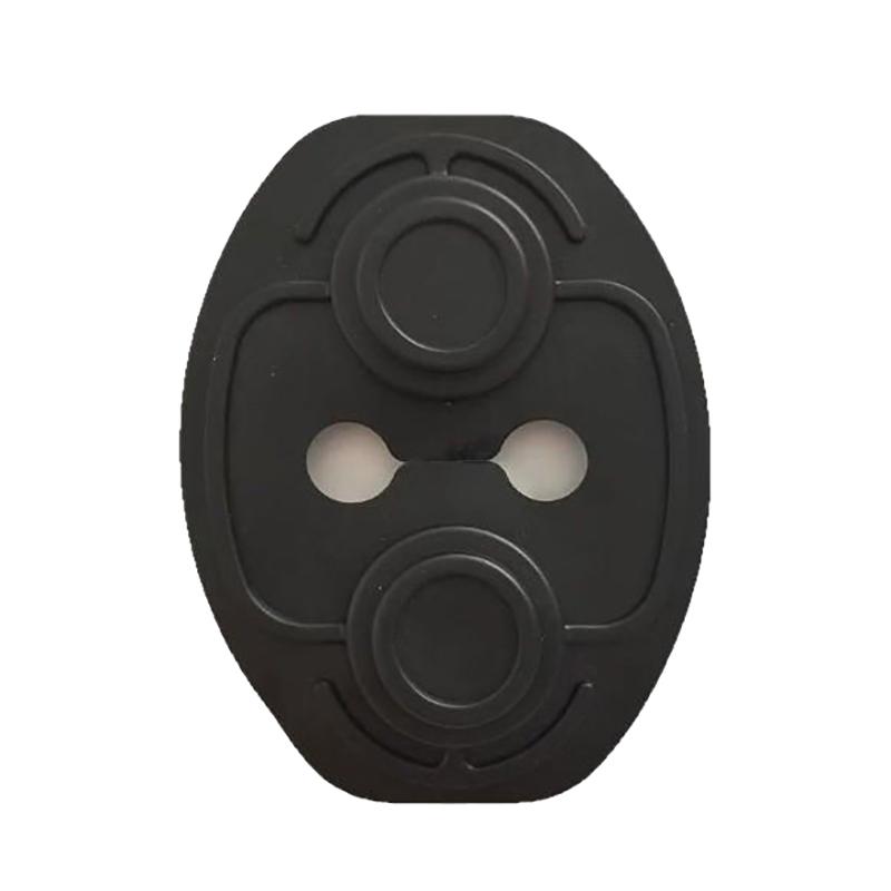 1/4Pcs Car Door Closing Shockproof Silicone Cushion Mute Shock Absorber Protective Covers Car Door Latch Accessories