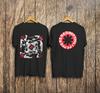 Vintage Red Hot Chili Peppers Rotes Blut Baumwolle Schwarz S-4XL 2 Seiten Shirt TR342 Unisex T-Shirt