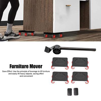 360° Rotatable Wheels Mobile Handling Tools Effort Saving Furniture Moving Tool Moving Heavy Duty