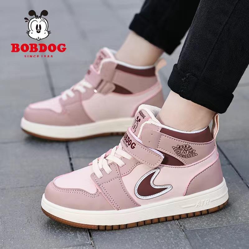 Babu Bean Classmate Boys Sneakers Spring and Autumn New Leather Surface Waterproof Single Shoes Children's Shoes Medium and Older Children 2025