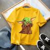 Hot Sale Star Wars Baby Yoda Graphic Kids Short Sleeve T Shirt Premium Breathable All Match Tee Toddler Boys Girls Summer Trendy