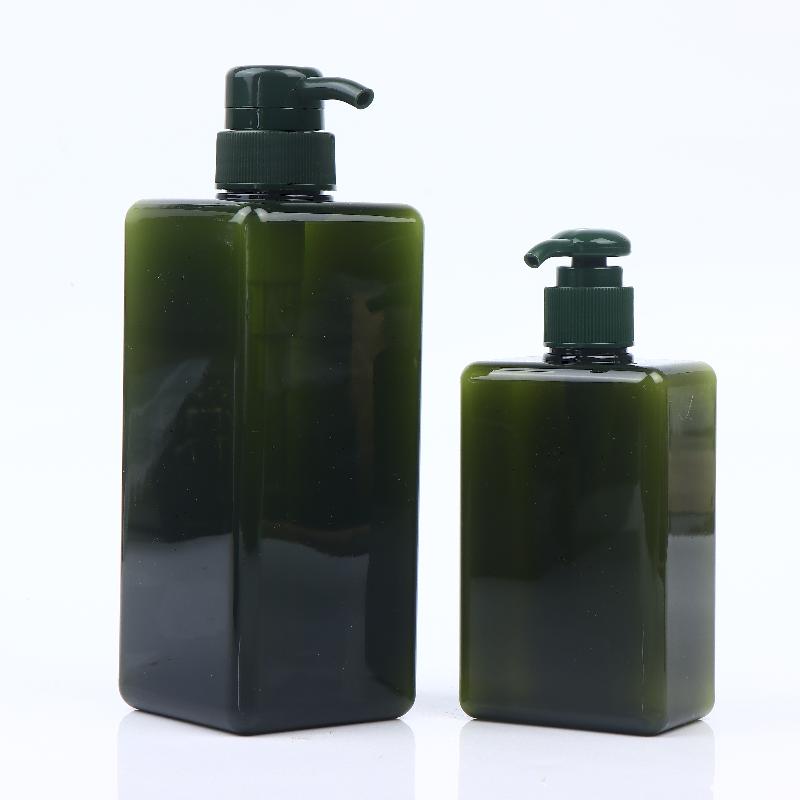 100-650Ml Square Bathroom Soap Dispensers Refillable Shampoo Shower Gel Holder Portable Travel Dispenser Empty Bath Pump Bottle