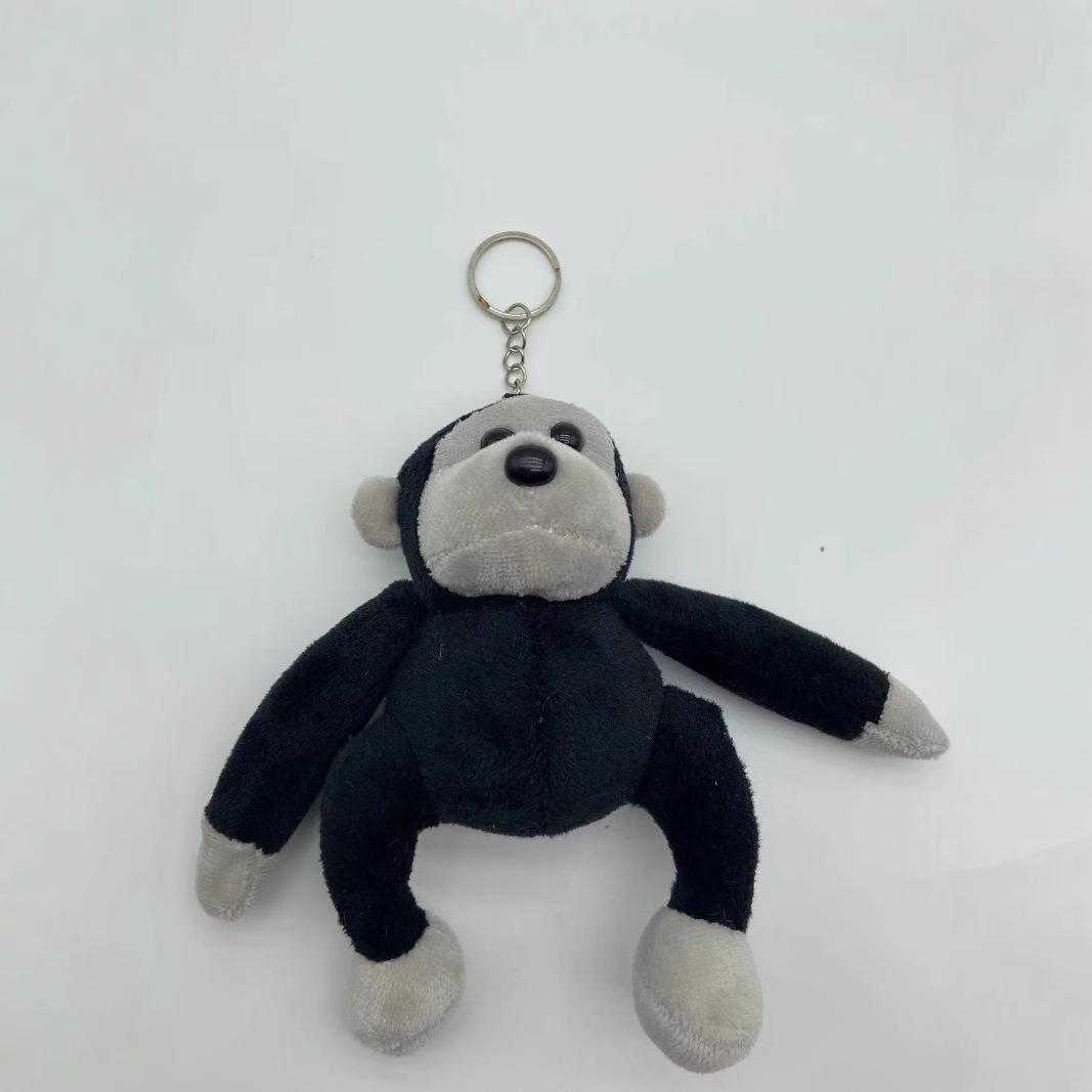 

13Cm Cartoon Plush Gorilla Keychain Soft Stuffed Animal Keyring Cute Backpack Charm Couples Students Bag Pendant Birthday Gifts 13cm