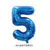 40 Inch Large Number 5 Foil Balloon for Party Decoration Birthday Anniversary Graduation Event Supplies