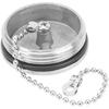 KUIDAMOS Boat Fuel Cap, Marine Gas Polished Stainless Steel Beautiful for Trucks for Caravans(50MM)