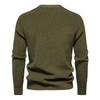 Hot Sale, Men's Fashion Personality Splicing Semi-turtleneck Thickened Sweater, Knitted Thread Hair