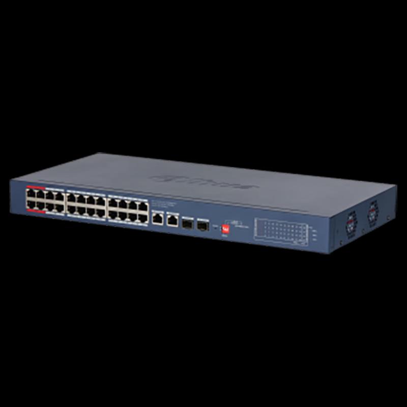 Dahua 24-Port Cloud Managed Gigabit PoE Switch