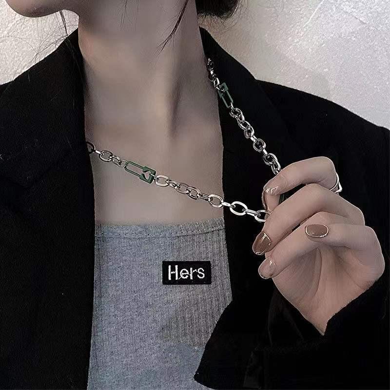 Necklace female niche design sense necklace female necklace female collarbone chain female simple temperament necklace hip hop