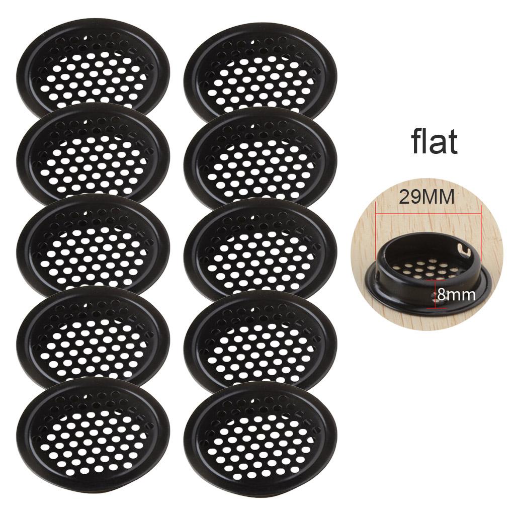 Wardrobe Shoebox Cabinet Round Mesh Holes Stainless Steel Louver Air Vent Louver Ventilation Cover for Kitchen Bathroom