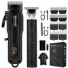 New multifunctional electric hair clipper set oil head electric clipper long endurance men's razor digital display barber scissors universal