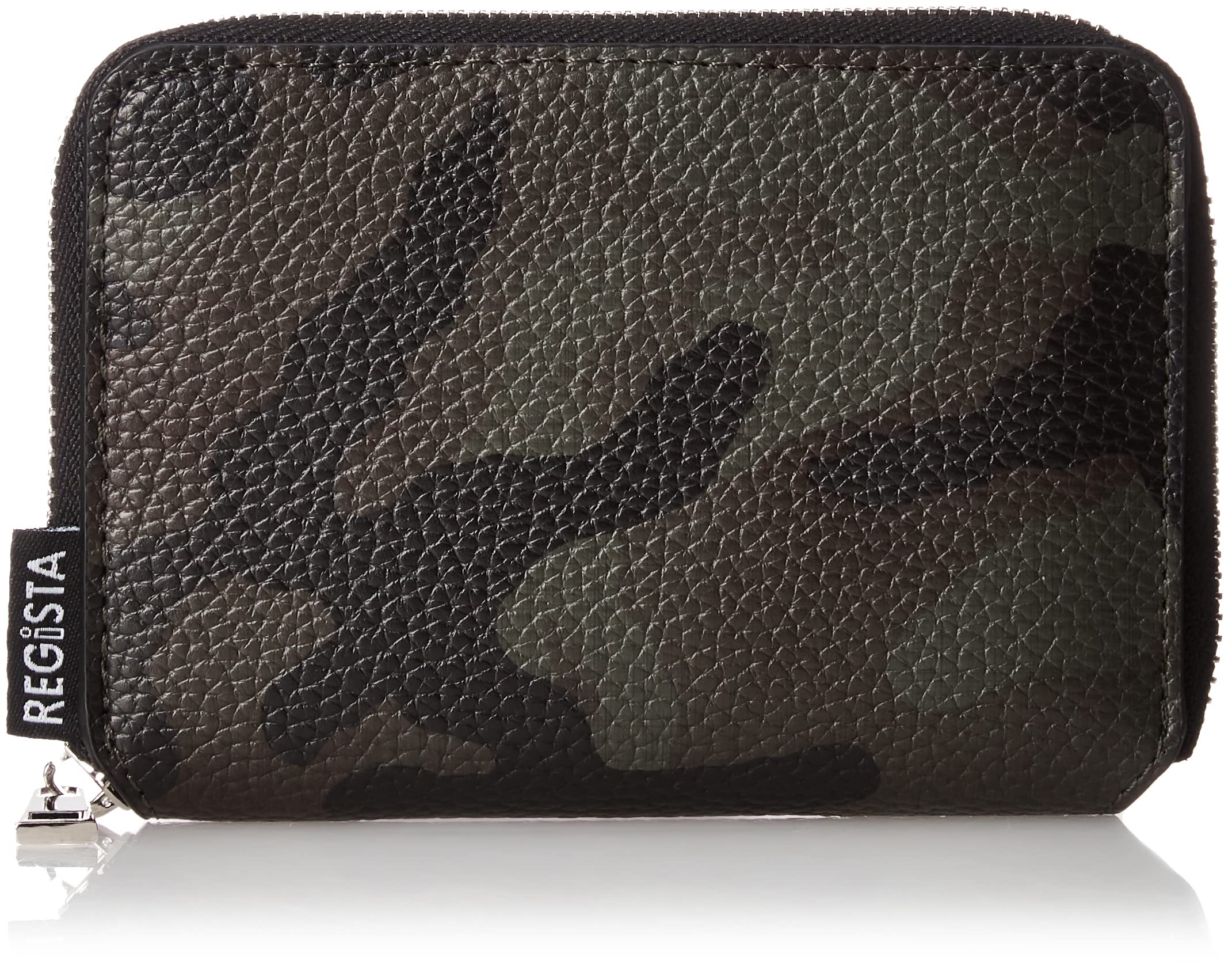 

Wallet Bifold Box Type Coin Purse Round Zipper Mini Wallet Saffiano Camouflage One Size [Register] Men s